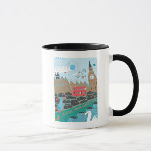Caneca Cena da cidade de Reino Unido