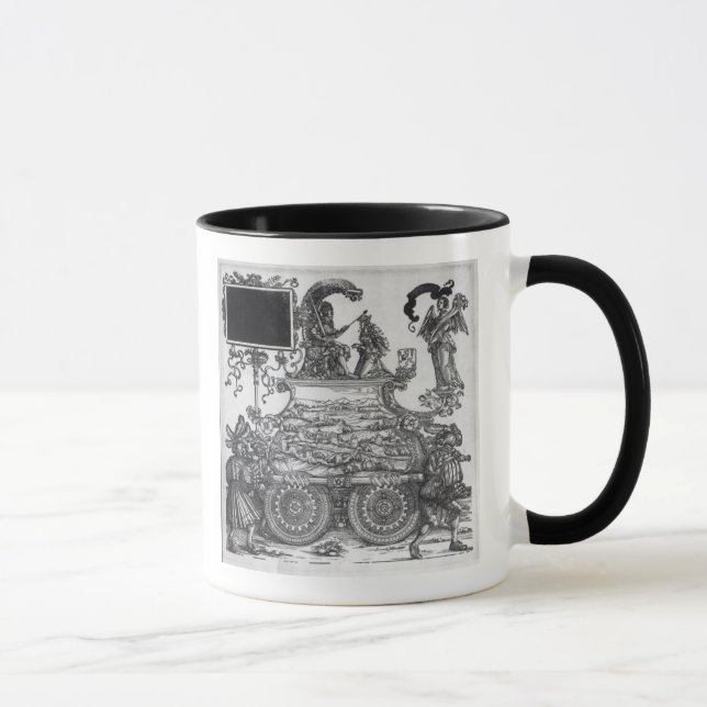 Caneca Cena da procissão triunfal de Maximilian (Direita)