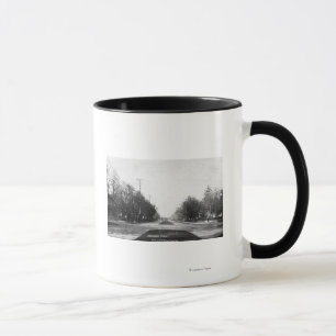 Caneca Cena da rua da residência