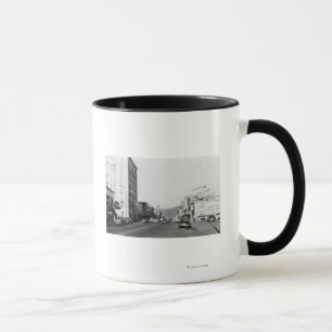 Caneca Cena da rua em Aberdeen, fotografia de WA