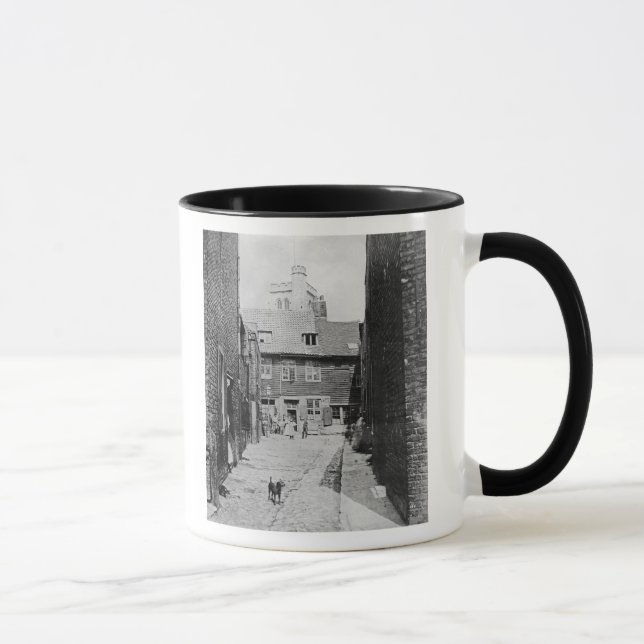 Caneca Cena da rua no Victorian Londres (Direita)