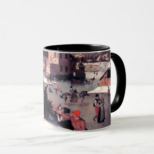 Caneca Cena de inverno. Belas Artes, Presente De Beer Mug