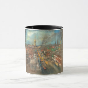 Caneca Cena de Rua em Indianápolis (Indiana, EUA)