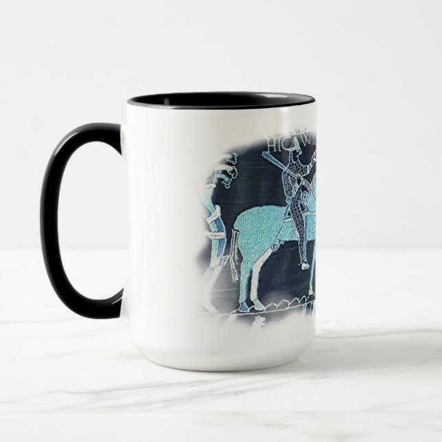 Caneca Cena de Tapeçaria - A Tapeçaria Bayeux (Esquerda)