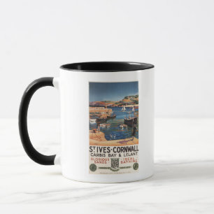 Caneca Cena do Porto com Rapariga e Gaivotas