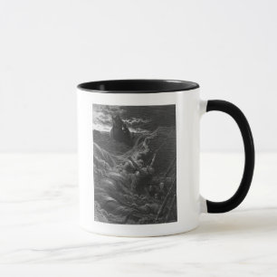 Caneca Cena 'do Rime do Mariner antigo