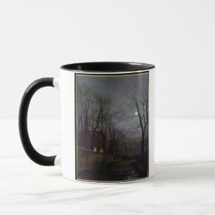 Caneca Cena enluarada da rua, 1882 (óleo em canvas) 2