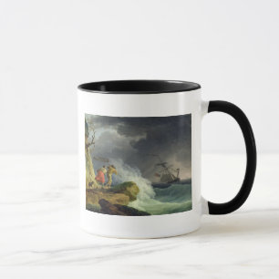 Caneca Cena litoral em uma tempestade, 1782