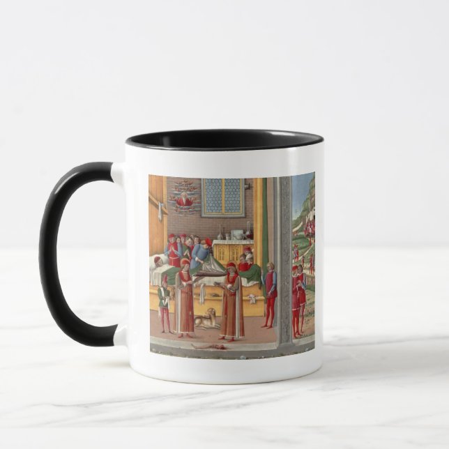 Caneca Cena medieval da amputação (Esquerda)