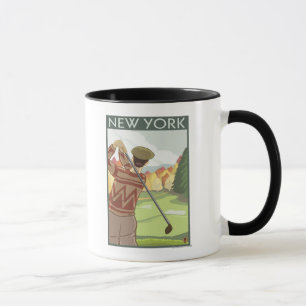 Caneca Cena nova de YorkGolfing