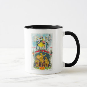 Caneca Cena relativa à promoção do festival de Portola
