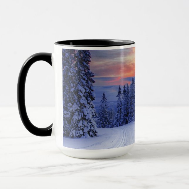 Caneca Cenário de inverno (Esquerda)