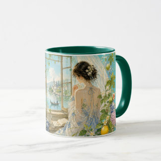 Caneca Cenário do Lago Spring.
