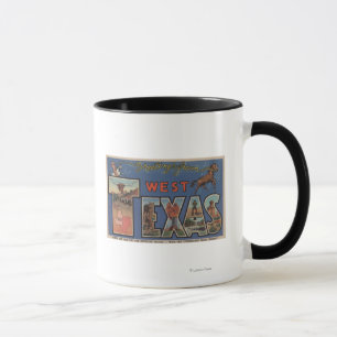 Caneca Cenas (ocidentais) da letra de Texas grandes