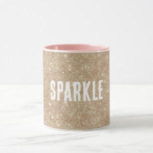 Caneca Centelha de Brilho Dourado