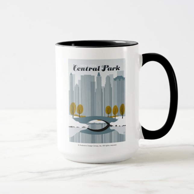 Caneca Central Park, NYC - Neve (Direita)