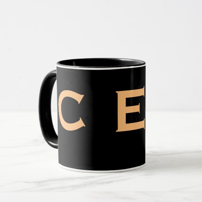Caneca CEO Mug Sem Disparo Chefe Executivo Ideia (Frente Esquerda)
