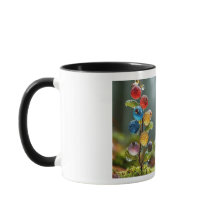 ceramic cherry coffee mug