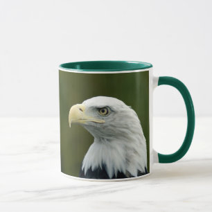 Caneca Cerâmica Águia Americana Cabeça Ringer