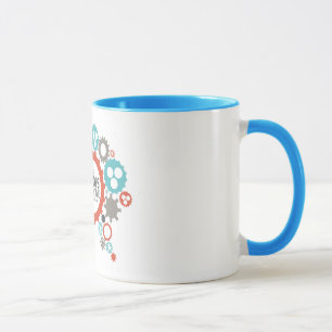 Caneca cerâmica coletiva de DevOps