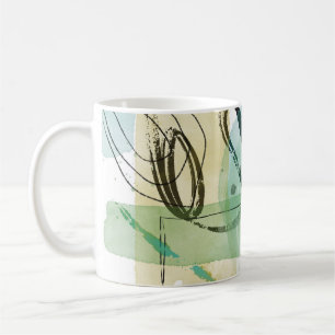 Caneca Cerâmica de abstrato - Taça Moderna de Café