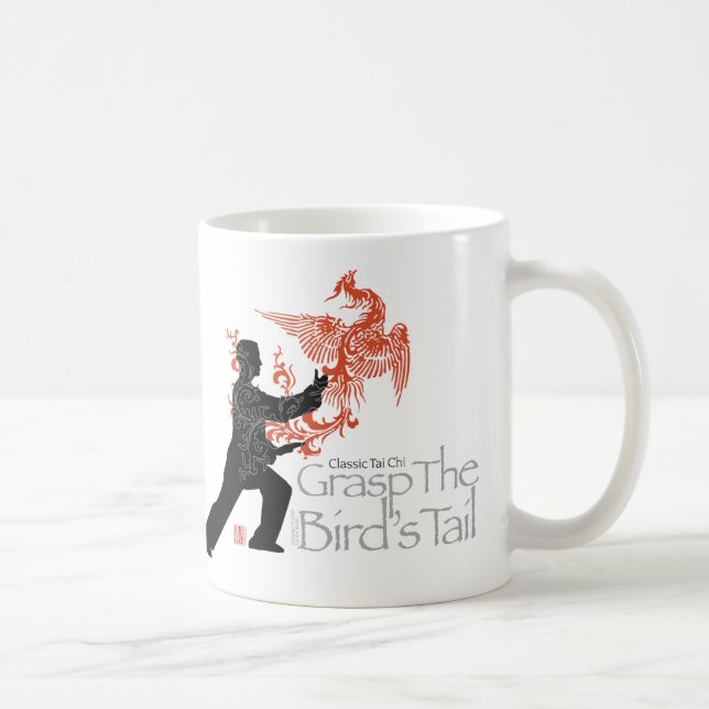 Caneca cerâmica de Phoenix fogo" do qui de Yang (Direita)