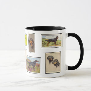 Caneca Cerâmica Gordon Setter Cartões de Cigarro