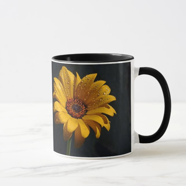caneca cerâmica tilintar flores orvalho chuva (Direita)
