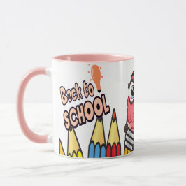 Caneca Cérebro Inteligente De Volta Ao Café Escolar De Mu