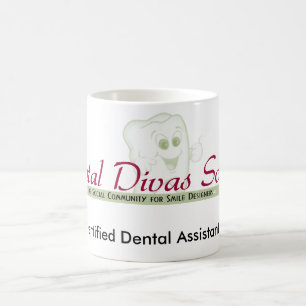 Caneca certificada do assistente dental