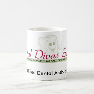 Caneca certificada do assistente dental