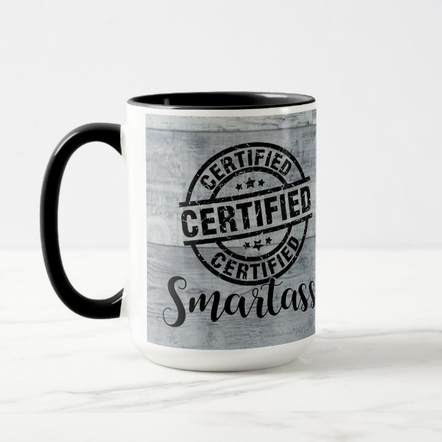 Caneca Certified Smartass 2 (Esquerda)