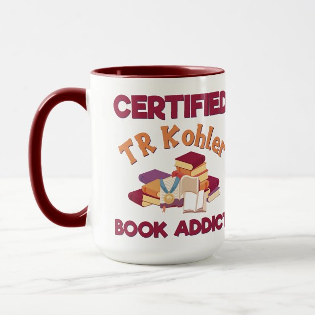 Caneca Certified TR Kohler Book Addict Mug (Esquerda)