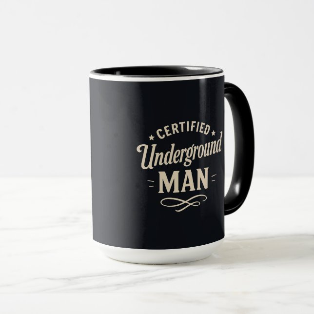 Caneca Certified Underground Man Fyodor Dostoevsky Mug (Frente Esquerda)
