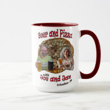 Cerveja e Pizza com Joe e Jan - Mug