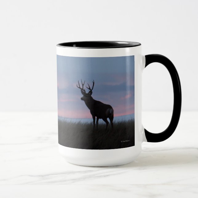 Caneca Cervo Mulo D3 ao Nascer do Sol (Direita)