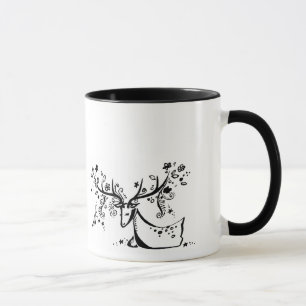 Caneca Cervos da árvore