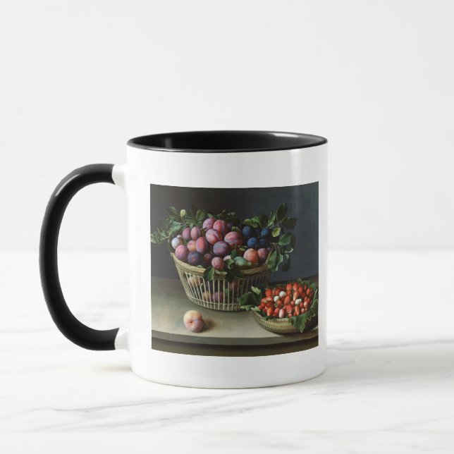 Caneca Cesta das ameixas e cesta das morangos, 1632 (Esquerda)