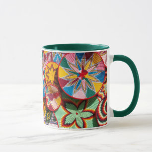 Caneca Cestas etíopes tradicionais