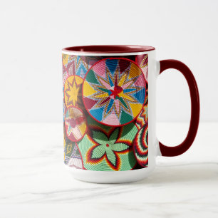 Caneca Cestas etíopes tradicionais