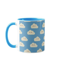 Céu Azul Céu Branco Sorrindo Nuvens Brancas Combo