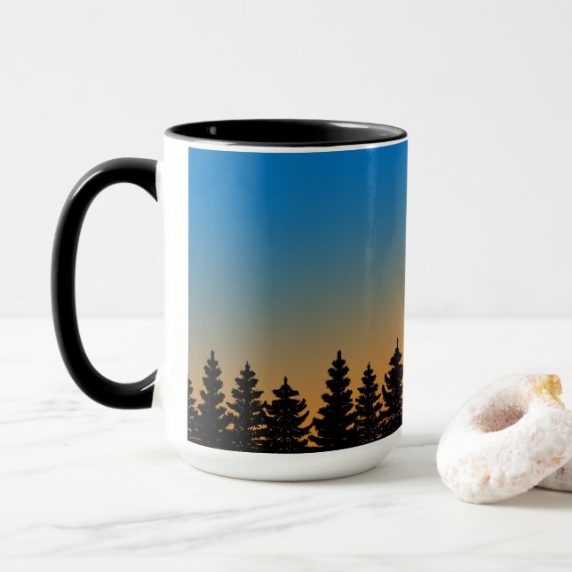 Caneca Céu Sol e Pinheiros | Pinhais | (Com Donut)