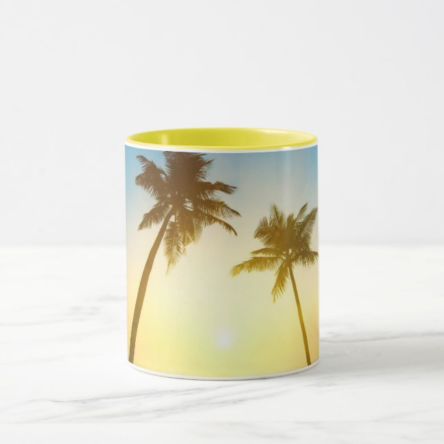 Caneca Céu tropical idílico (Centro)