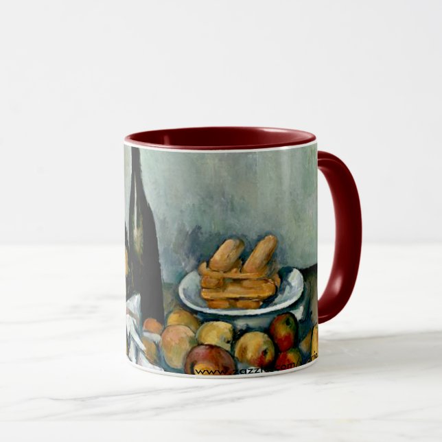 Caneca Cezanne - Cesta de Maçãs (Frente Esquerda)