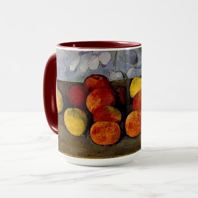 Caneca Cezanne - Maçãs e Biscoitos (Frente Esquerda)