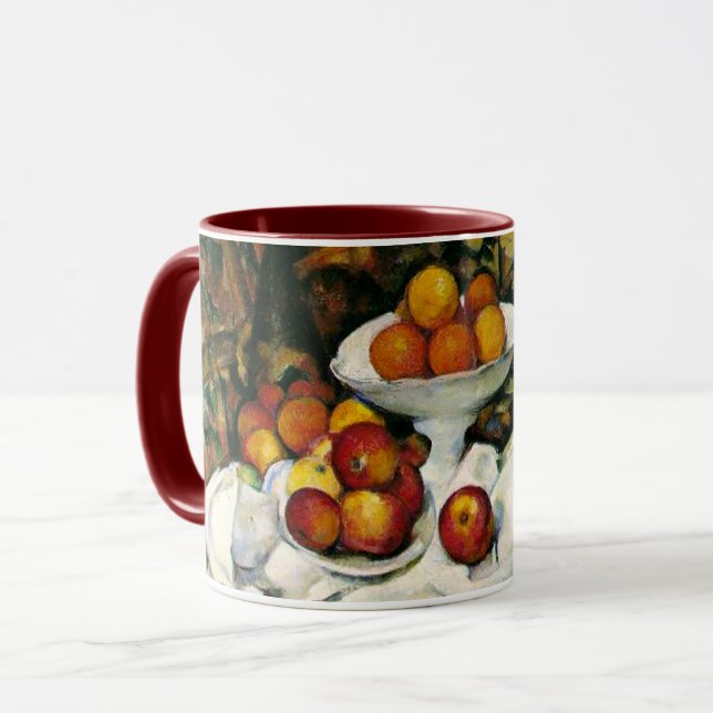 Caneca Cezanne - Maçãs e Laranjas (Frente Esquerda)
