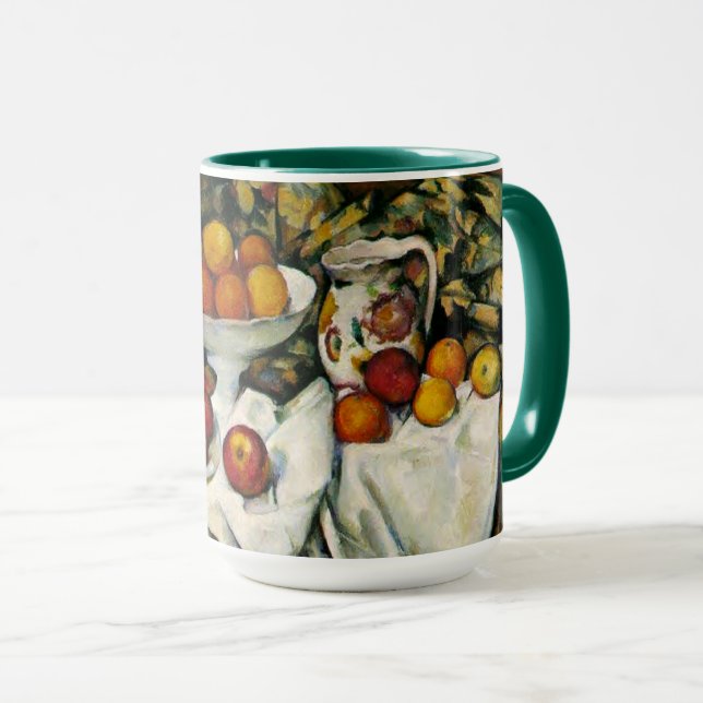 Caneca Cezanne - Maçãs e Laranjas, (Frente Esquerda)