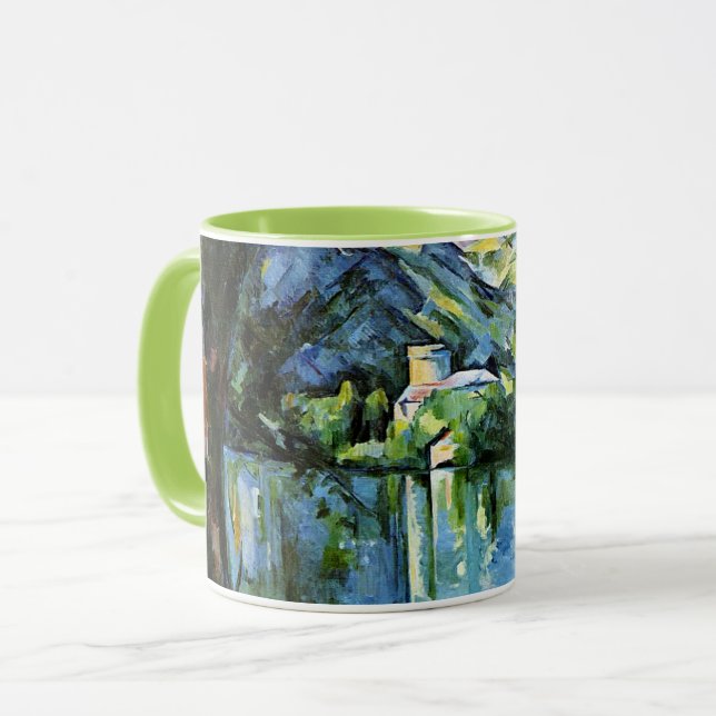 Caneca Cezanne - O Lago de Annecy (Frente Esquerda)