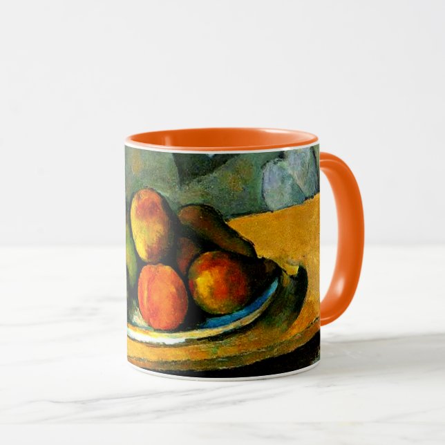 Caneca Cezanne - Pêssegos, Peras e Uvas (Frente Esquerda)