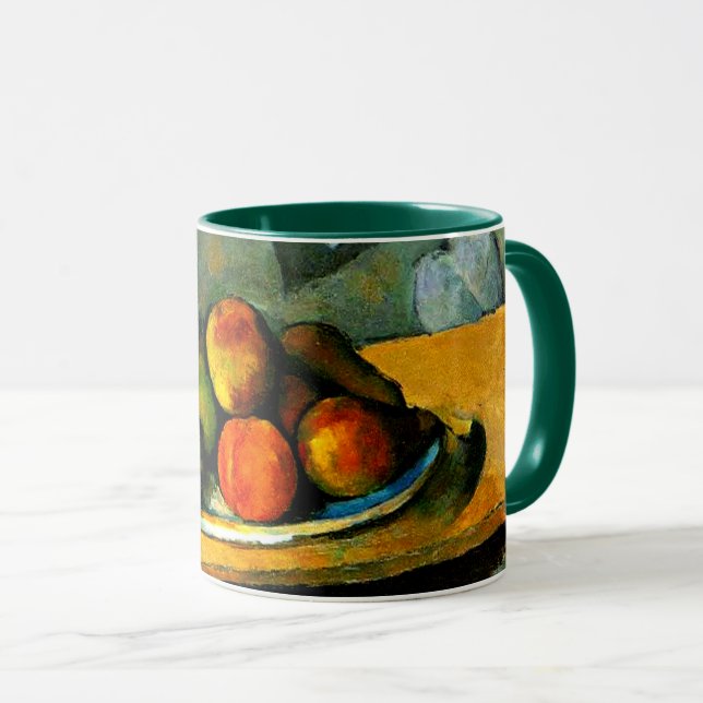 Caneca Cezanne - Pêssegos, Peras e Uvas (Frente Esquerda)